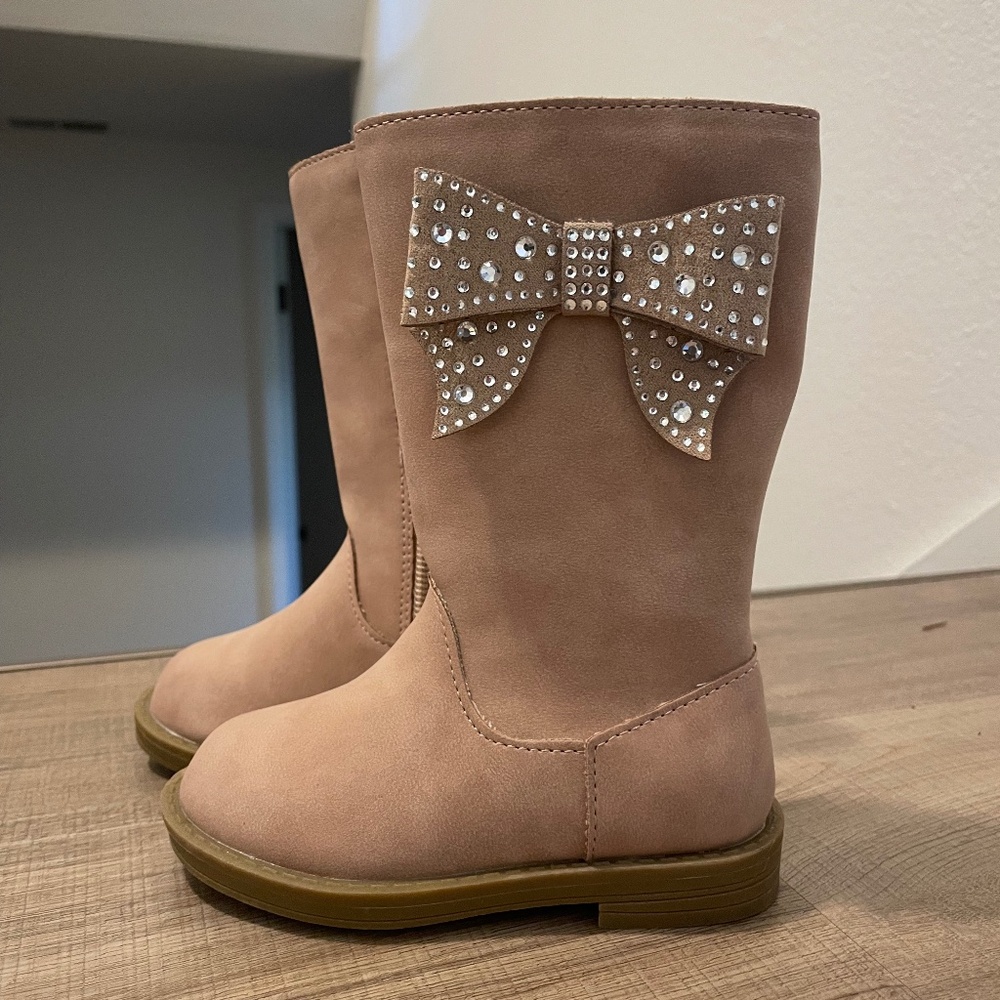 Jessica Simpson Toddler Girls Evie Ribbon Riding Boot